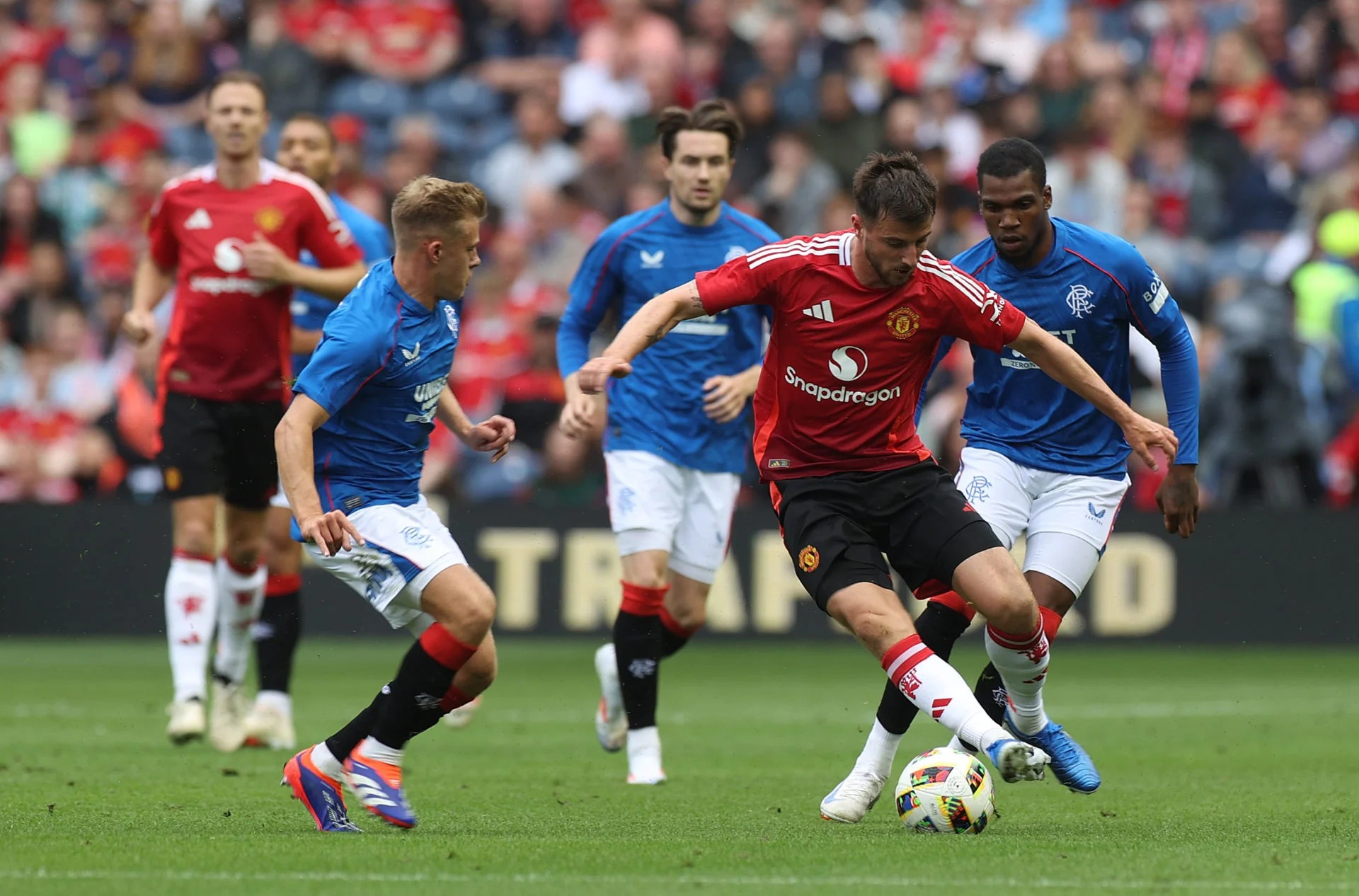 Manchester United berhasil mengalahkan Rangers di Edinburgh dalam pertandingan persahabatan kedua pramusim (c) GettyImages